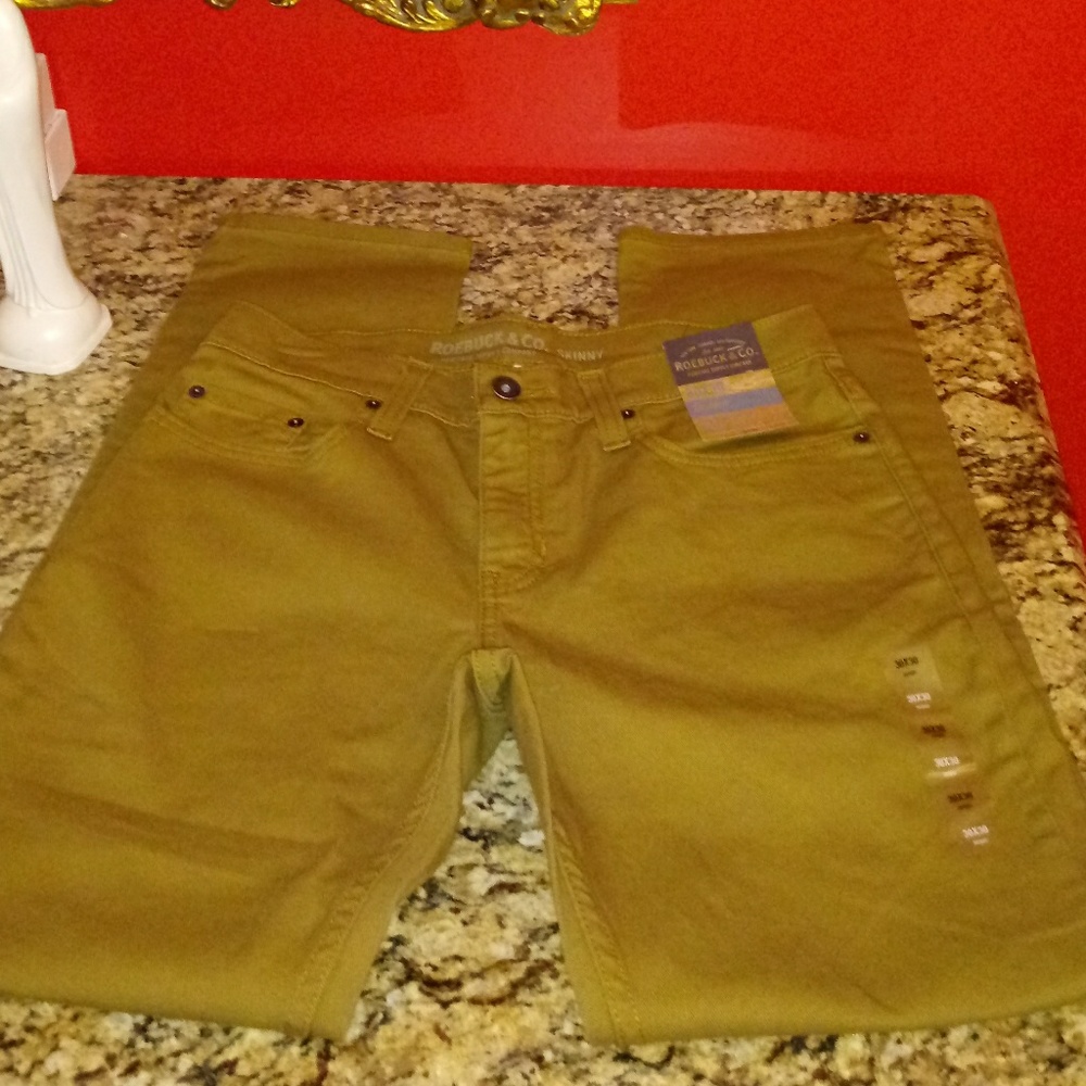 Roebuck & Co Straight Leg Slim Fit Skinny Jeans